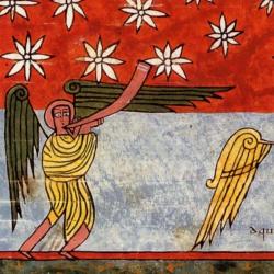 ロマネスク・アクセサリ|<br>ベアトゥス写本|天使の翼|<br>ブローチ